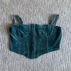 Emmiol corset top velvet